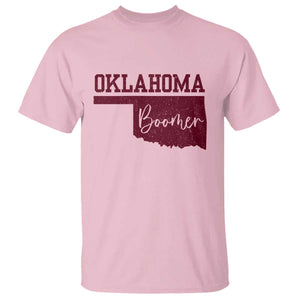 Oklahoma Boomer T Shirt TS10 Light Pink Print Your Wear