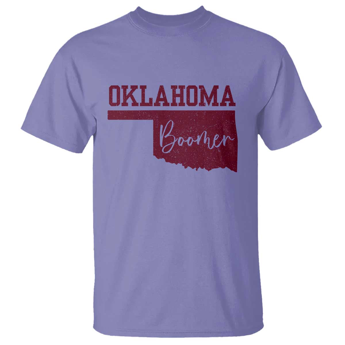 Oklahoma Boomer T Shirt TS10 Violet Print Your Wear