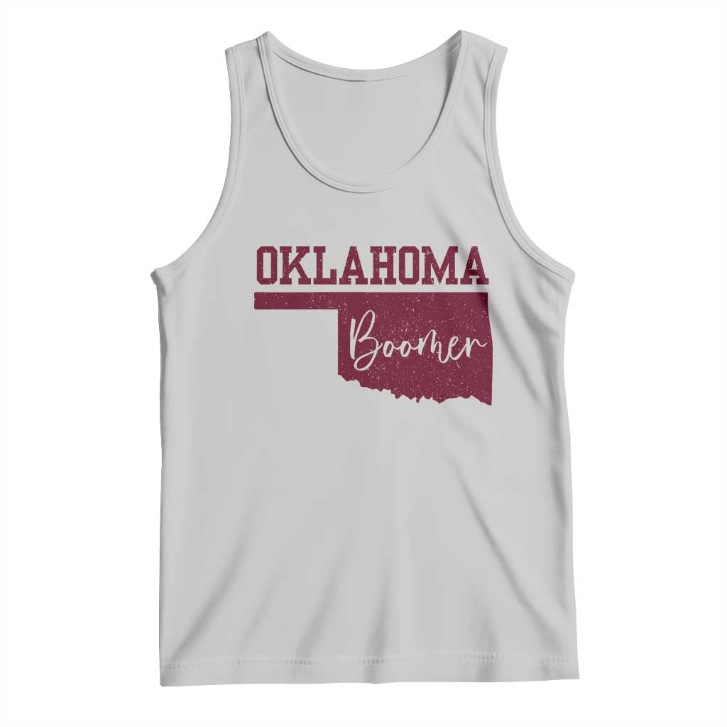 Oklahoma Boomer Tank Top TS10 Ash Print Your Wear