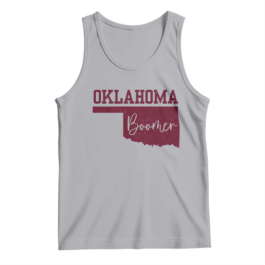 Oklahoma Boomer Tank Top TS10 Athletic Heather Print Your Wear