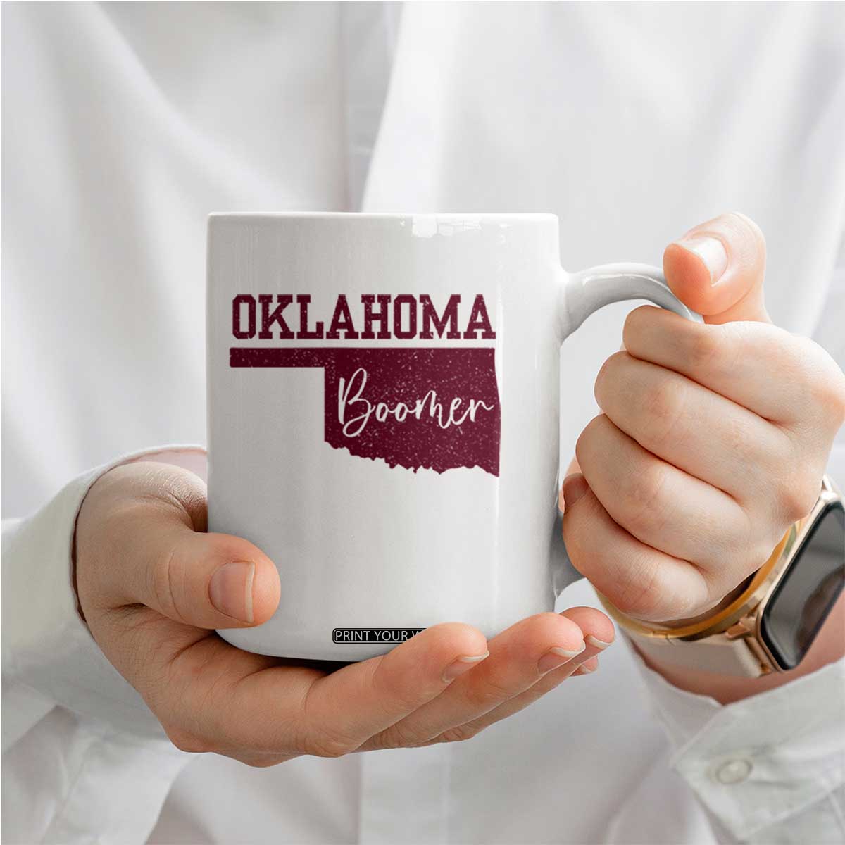 Oklahoma Boomer Coffee Mug TS10 Print Your Wear