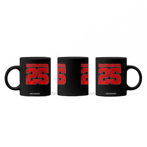 Retro December 25 Christmas Coffee Mug Vintage Holiday TS10 Print Your Wear