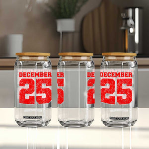 Retro December 25 Christmas Glass Can Vintage Holiday TS10 Print Your Wear