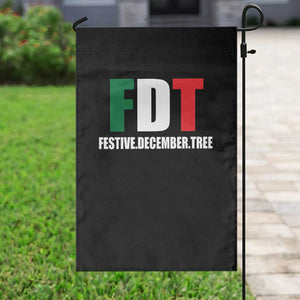 Subtle FDT Christmas Garden Flag Hidden Message Funny Festive December Tree TS10 Print Your Wear