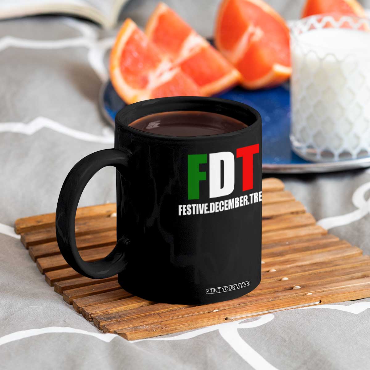 Subtle FDT Christmas Coffee Mug Hidden Message Funny Festive December Tree TS10 Print Your Wear