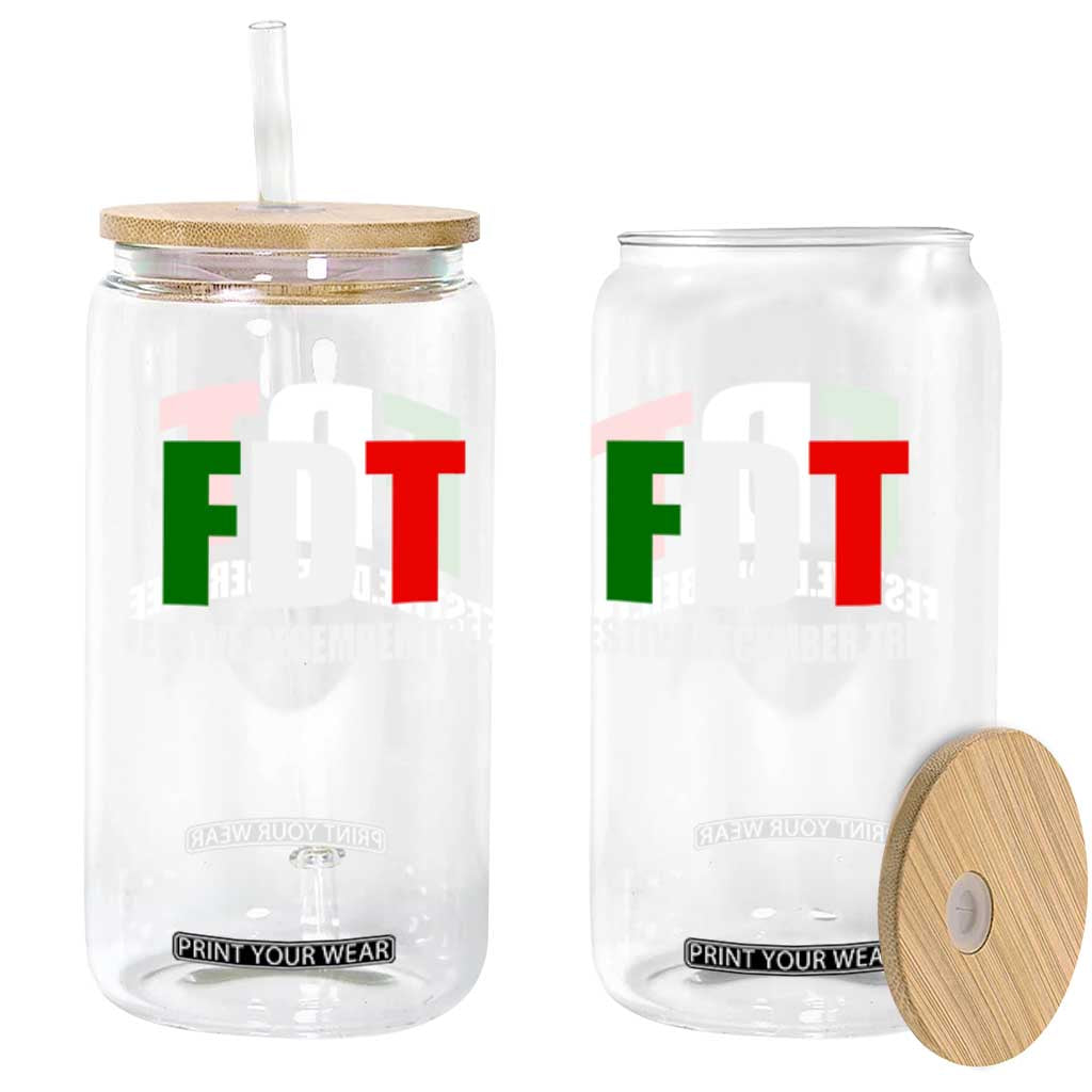 Subtle FDT Christmas Glass Can Hidden Message Funny Festive December Tree TS10 Print Your Wear