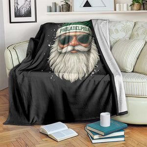 Christmas PFE Throw Blanket Funny Retro Santa Philly Lovers TS10 Print Your Wear
