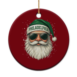 Christmas PFE Ceramic Ornament Funny Retro Santa Philly Lovers TS10 1pc Red Print Your Wear