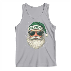 Christmas PFE Tank Top Funny Retro Santa Philly Lovers TS10 Athletic Heather Print Your Wear