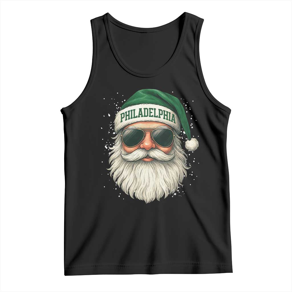 Christmas PFE Tank Top Funny Retro Santa Philly Lovers TS10 Black Print Your Wear
