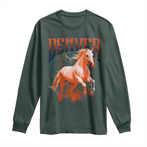 DFB Fan Long Sleeve Shirt Vintage Mascot Game Day Bootleg TS10 Dark Forest Green Print Your Wear