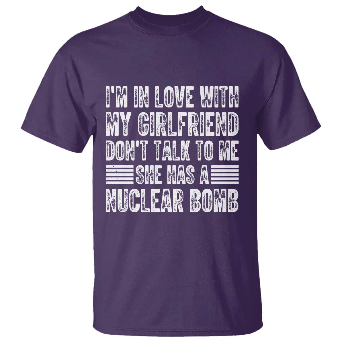 I'm In Love With My Girlfriend T Shirt Don't Talk to Me TS10 Purple Print Your Wear
