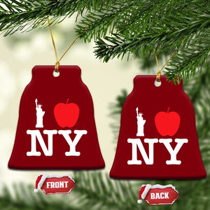 I Love NY Ceramic Ornament New York Lover Travel Gift TS10 Print Your Wear
