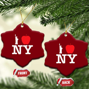 I Love NY Ceramic Ornament New York Lover Travel Gift TS10 Print Your Wear
