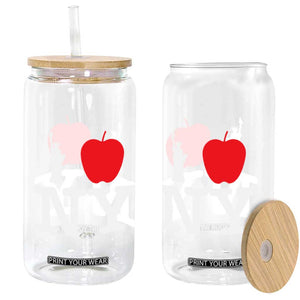 I Love NY Glass Can New York Lover Travel Gift TS10 Print Your Wear