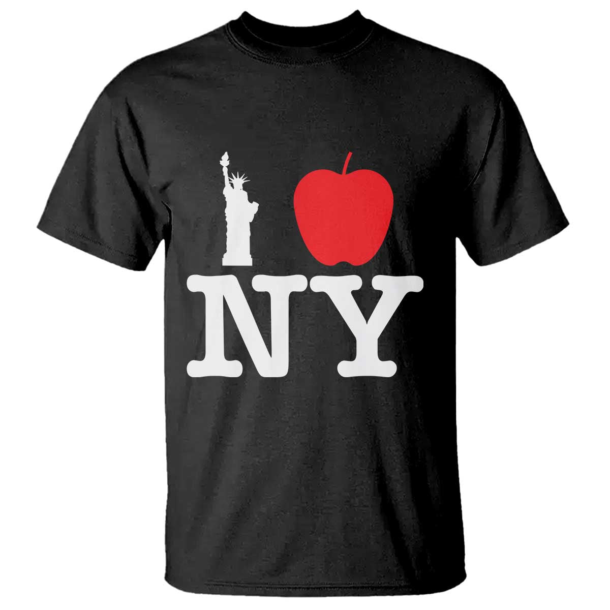 I Love NY T Shirt New York Lover Travel Gift TS10 Black Print Your Wear