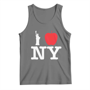 I Love NY Tank Top New York Lover Travel Gift TS10 Black Heather Print Your Wear