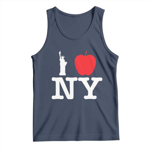 I Love NY Tank Top New York Lover Travel Gift TS10 Navy Print Your Wear
