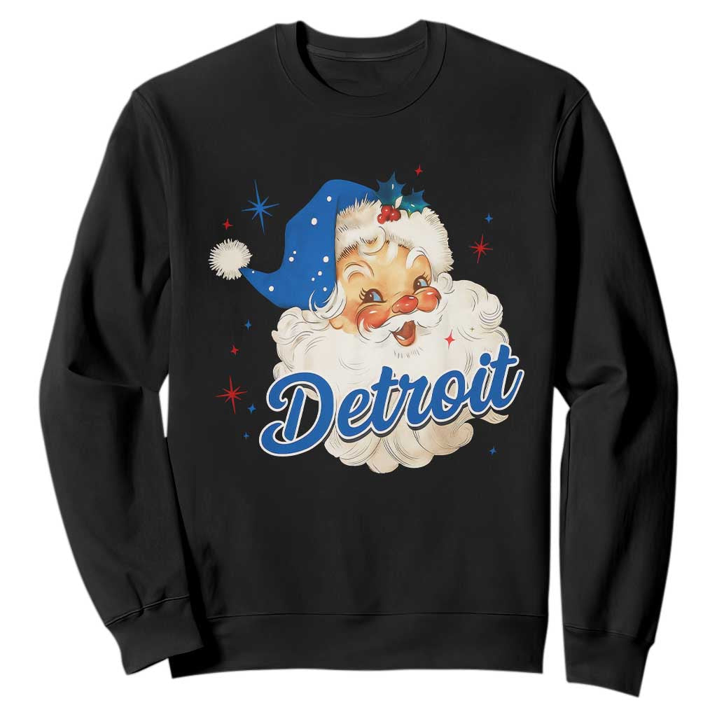 Christmas LF Football Sweatshirt Vintage Santa Sports Fan Game Day TS10 Black Print Your Wear