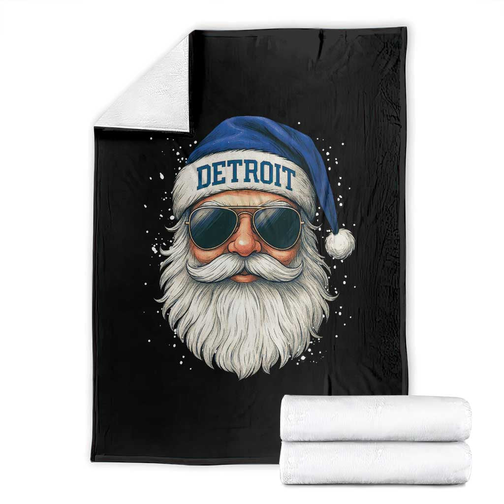 Vintage LF Football Christmas Throw Blanket Funny Retro Santa Sports Fan Xmas TS10 Black Print Your Wear