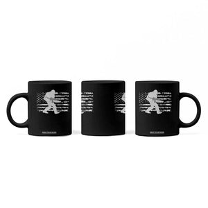 Bigfoot Gun Owner Coffee Mug Camo US American Flag Sasquatch Rifle TS10 Print Your Wear