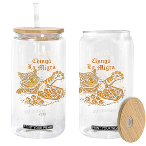 Chinga La Migra Glass Can Retro Protest Subtle FDT Cat Meme TS10 Print Your Wear