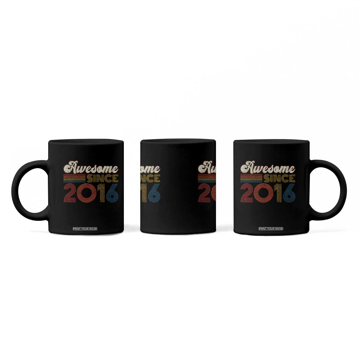 Awesome Since 2016 Coffee Mug 10yr Bday Son Boy Funny 10th 10 Year Old Birthday TS10 Print Your Wear
