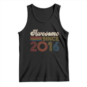Awesome Since 2016 Tank Top 10yr Bday Son Boy Funny 10th 10 Year Old Birthday TS10 Black Print Your Wear