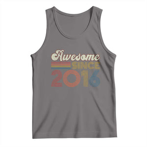 Awesome Since 2016 Tank Top 10yr Bday Son Boy Funny 10th 10 Year Old Birthday TS10 Deep Heather Print Your Wear