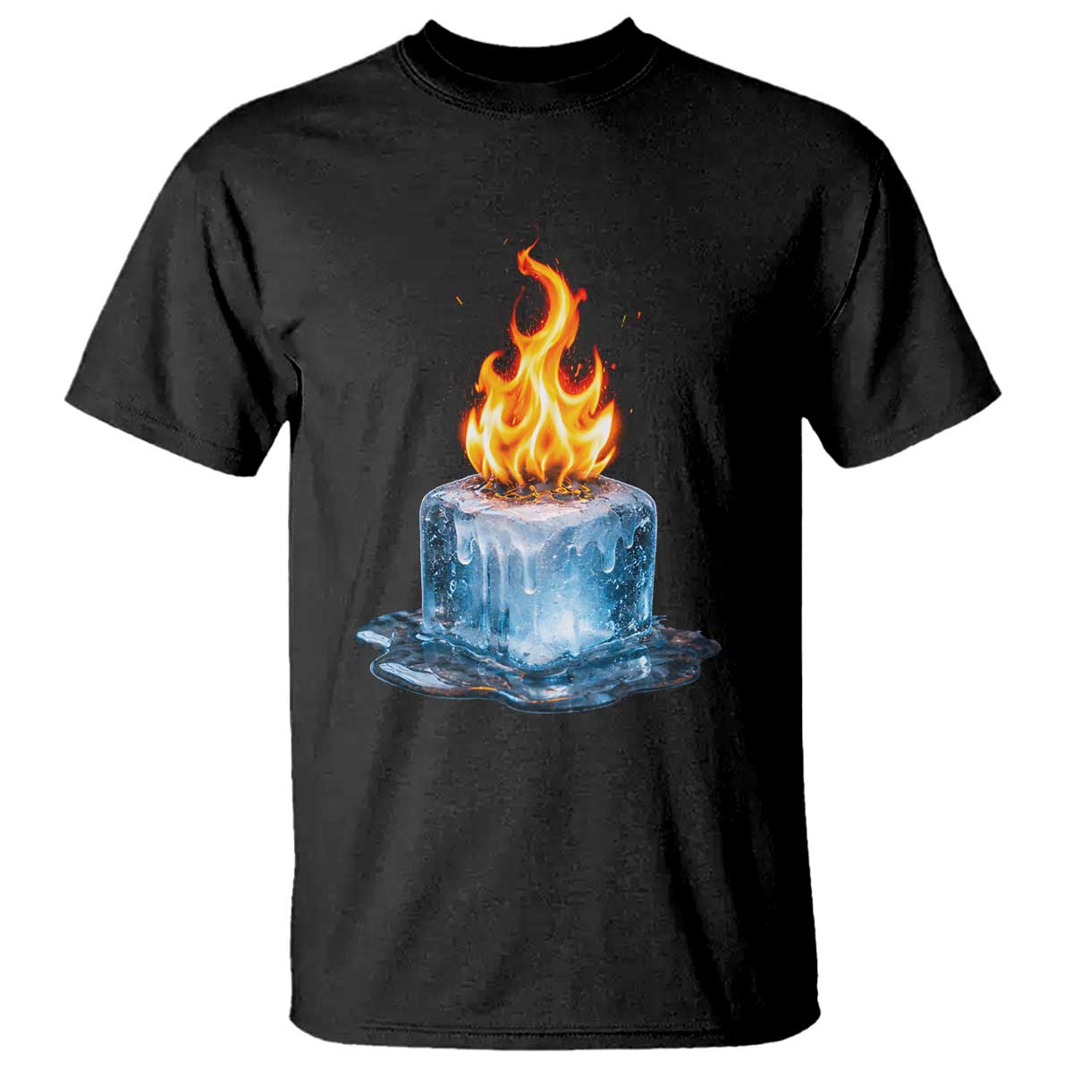 Subtle Anti Ice T Shirt Ice Melting Satire Political Humor TS10 Black Print Your Wear