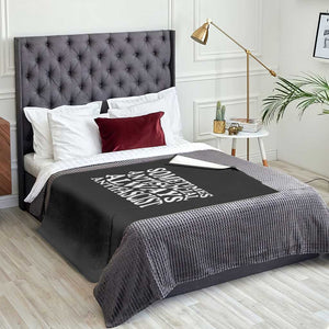 Sometimes Antisocial Always Antifascist Throw Blanket TS10 Print Your Wear
