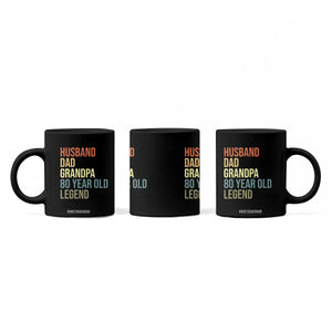80th Birthday Coffee Mug Husband Dad Grandpa 80 Year Old Legend TS10 Print Your Wear