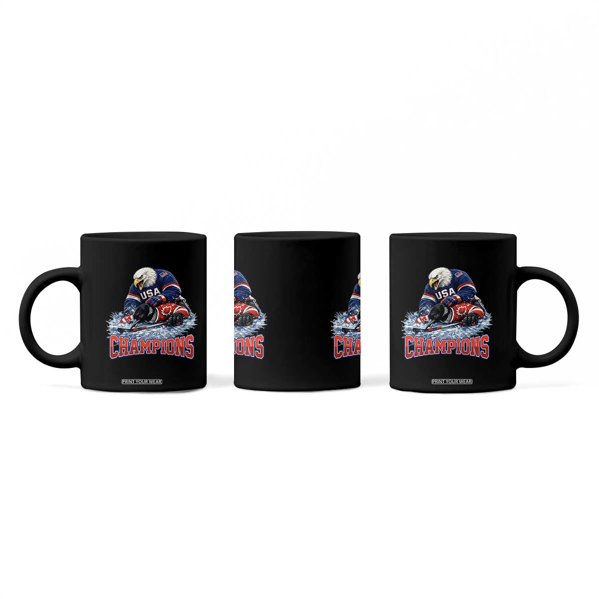 USA Ice Hockey Coffee Mug Eagle Dominates Canada 2026 Hockey Champions TS10 Print Your Wear