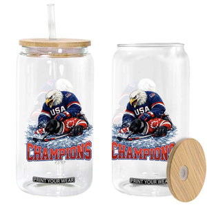 USA Ice Hockey Glass Can Eagle Dominates Canada 2026 Hockey Champions TS10 Print Your Wear