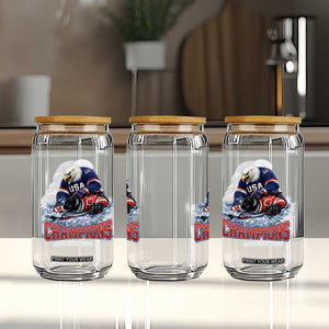 USA Ice Hockey Glass Can Eagle Dominates Canada 2026 Hockey Champions TS10 Print Your Wear