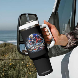 USA Ice Hockey Tumbler With Handle Eagle Dominates Canada 2026 Hockey Champions Graphic TS10 Print Your Wear