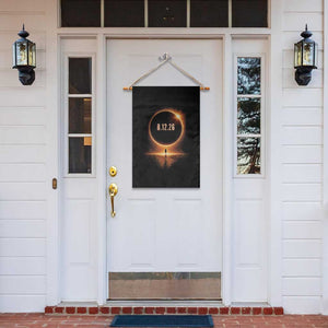 Total Solar Eclipse 2026 Garden Flag August 12th Totality Gift TS10 Print Your Wear