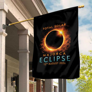 Total Solar Eclipse Garden Flag 12th August 2026 Majorca Totality TS10 Print Your Wear