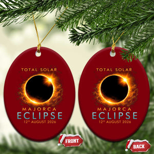 Total Solar Eclipse Ceramic Ornament 12th August 2026 Majorca Totality TS10 Print Your Wear