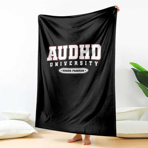 AUDHD Throw Blanket Neurodivergent ADHD Autism Awareness Neurotypical Gift TS10 Print Your Wear