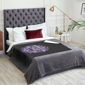 Purple Up Military Child Throw Blanket Proud Military Kid TS10 Print Your Wear