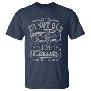 Funny Classic Car Guy T Shirt Vintage I'm Not Old I'm Classic TS10 Navy Print Your Wear