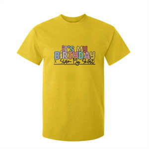It's My Birthday Sign My T Shirt For Kid TS10 Daisy Print Your Wear