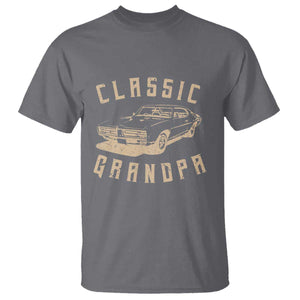 Funny Grandpa Classic Car Graphic T Shirt TS10 Charcoal Print Your Wear