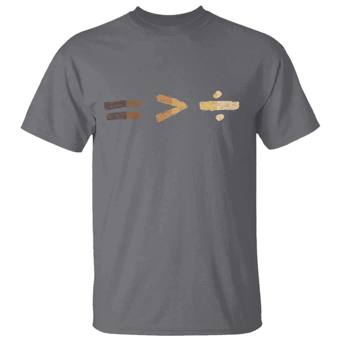 Equality Is Better than Division T Shirt Equal Rights Math Symbol TS10 Charcoal Print Your Wear