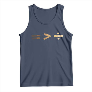 Equality Is Better than Division Tank Top Equal Rights Math Symbol TS10 Navy Print Your Wear