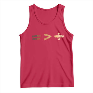 Equality Is Better than Division Tank Top Equal Rights Math Symbol TS10 Red Print Your Wear