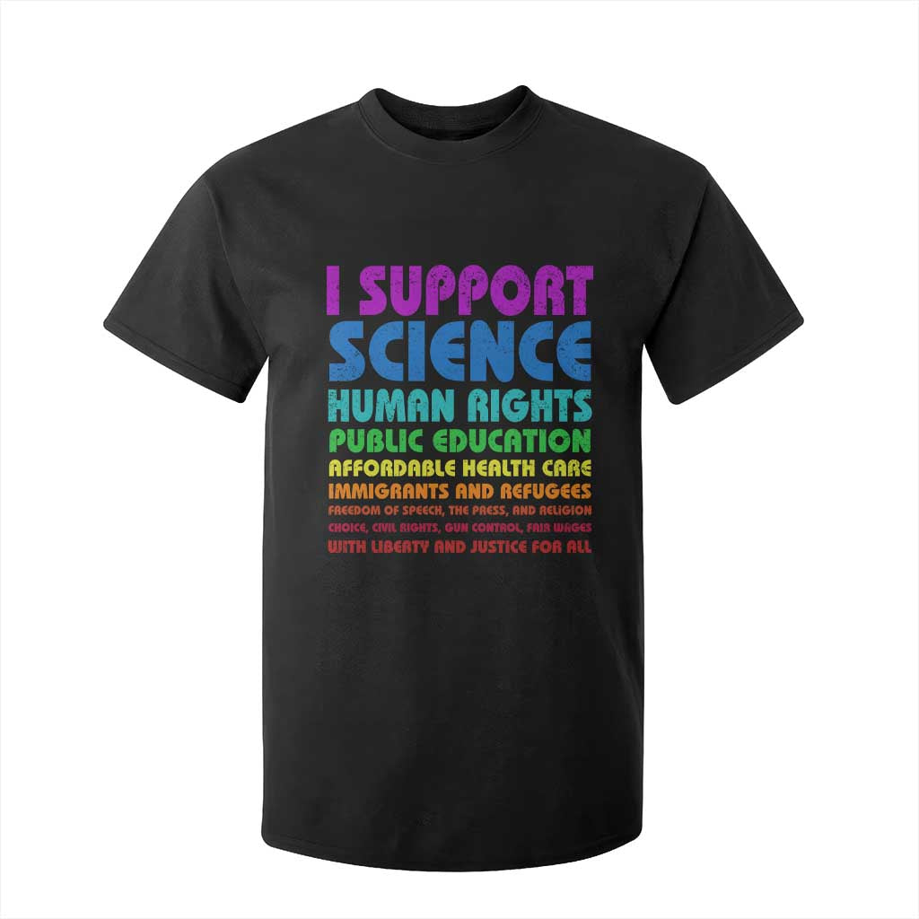 I Support Progressive Liberal Democratic Causes Protest T Shirt For Kid TS10 Black Print Your Wear