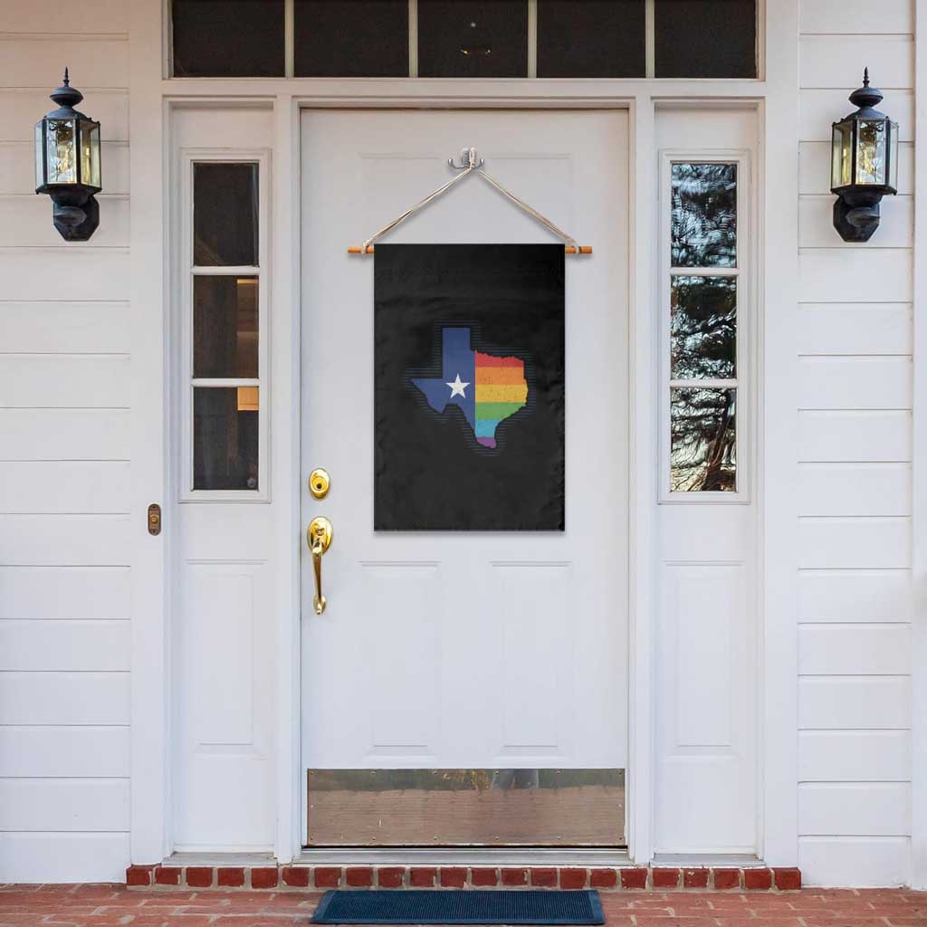 LGBTQ Texas State Flag Garden Flag TS10 Print Your Wear