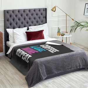 Funny Lake Life Throw Blanket Coffee Lake Wine Repeat TS10 Print Your Wear